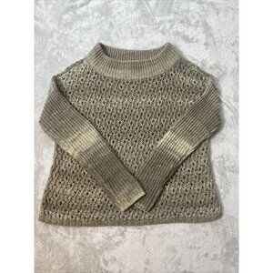 Women’s Tommy Bahama Knitted Sweater Cowl Neck Wool Blend Brown Size Medium